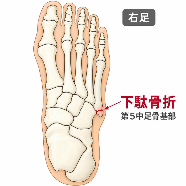 下駄骨折